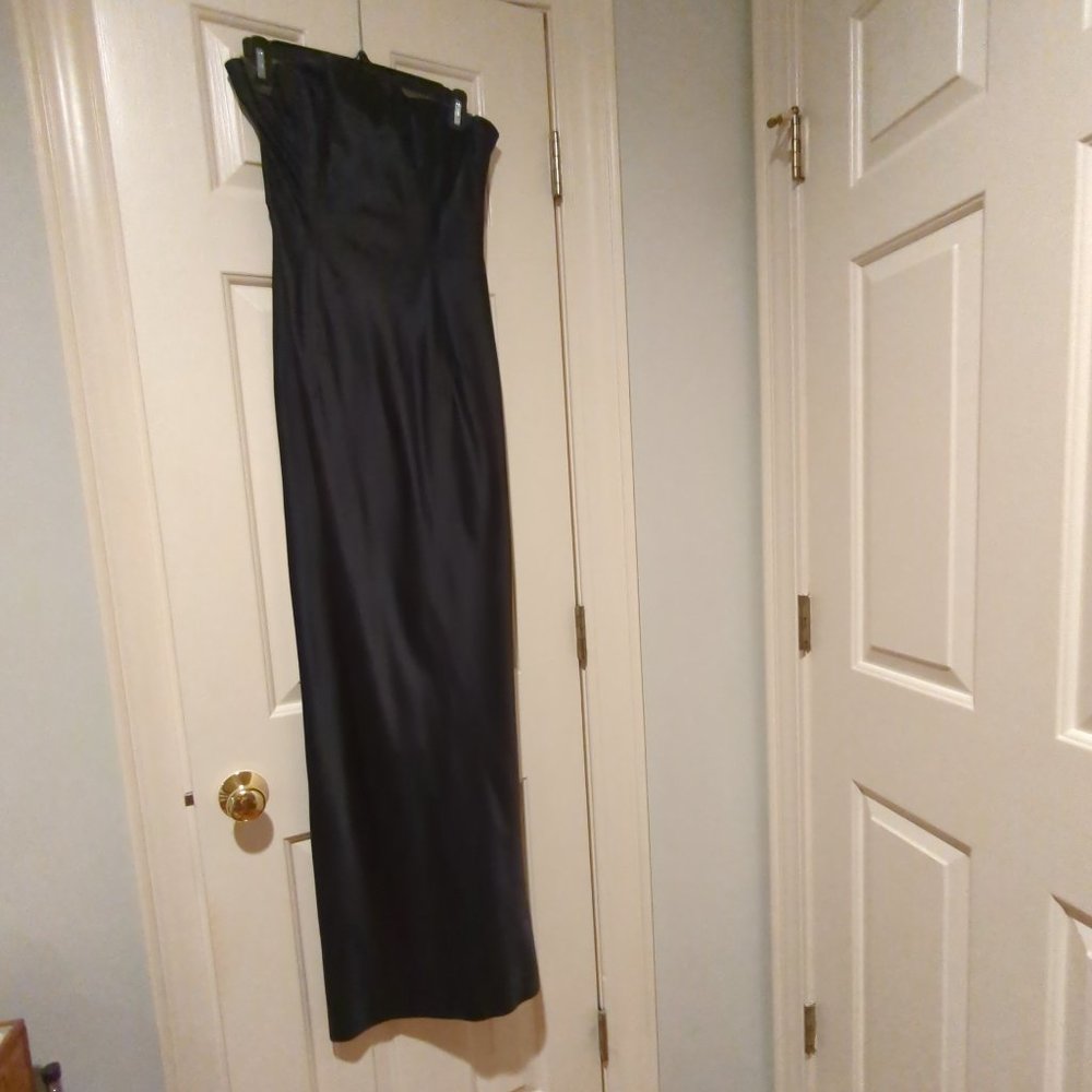 Burberry Silk Long Black Dress